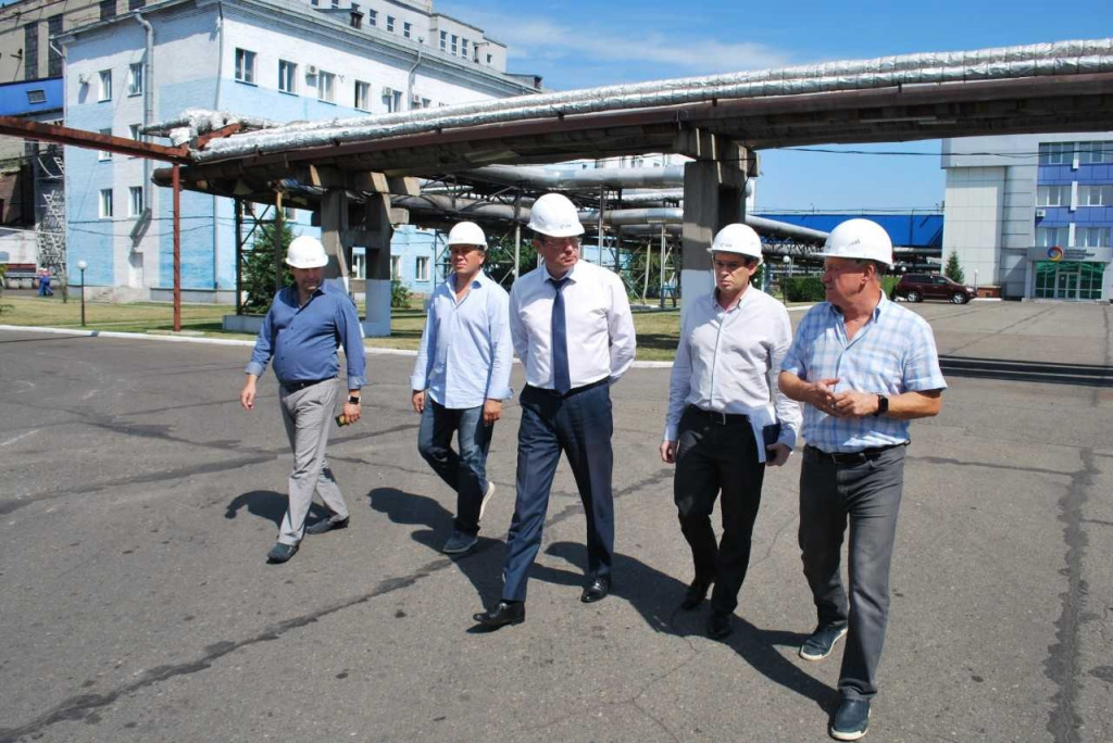 Александр Студеникин инспектирует объекты теплоэнергетики