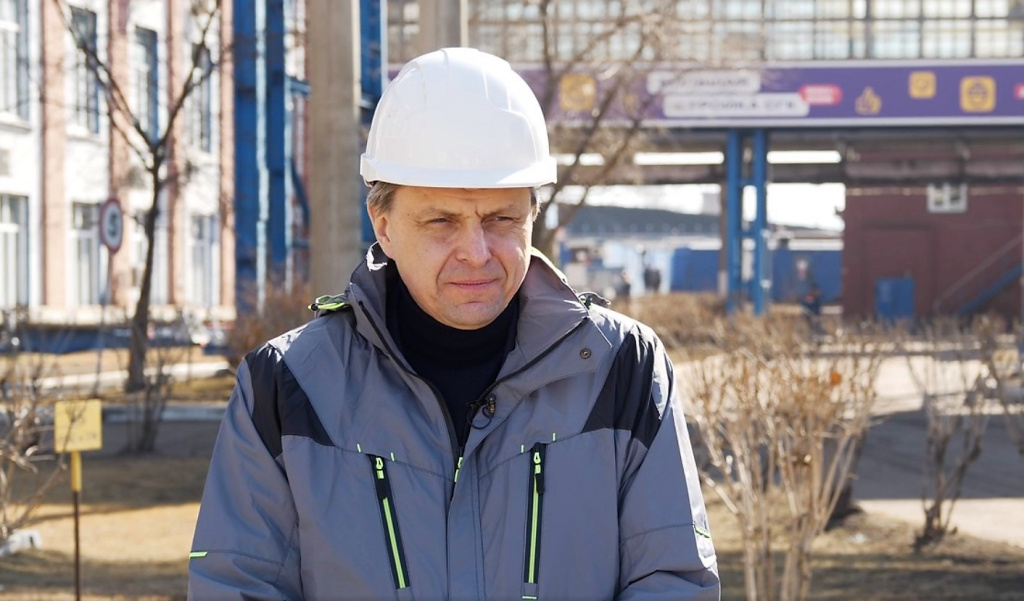 Генеральный директор Подольского машиностроительного завода Максим Сдобнов побывал на Красноярской ТЭЦ-1 впервые