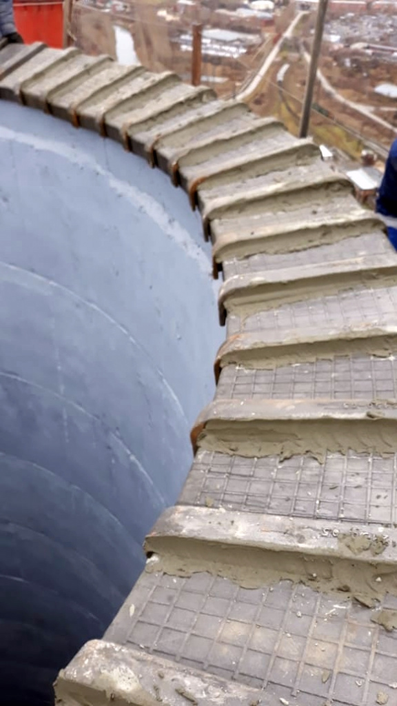 Полосатые исполины Беловской ГРЭС. Как преобразить дымовую трубу снаружи и  замонолитить внутри 