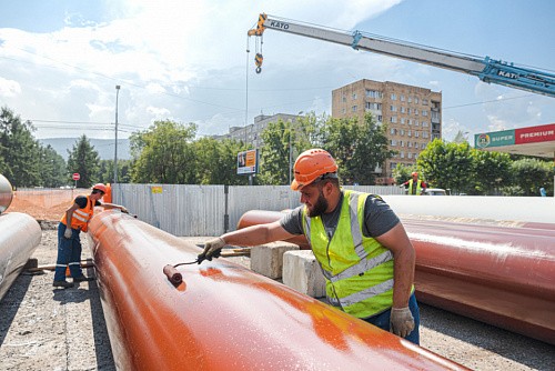 СГК построила 26 километров новых труб для замещения неэффективных котельных в Красноярске
