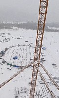 Как строится сестра-близнец почти достроенной градирни Томь-Усинской ГРЭС